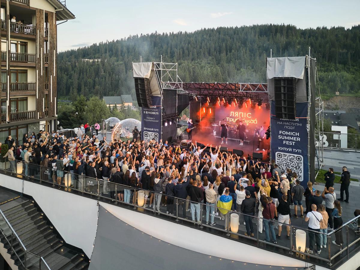FOMICH SUMMER FEST – живі концерти в Буковелі щотижня