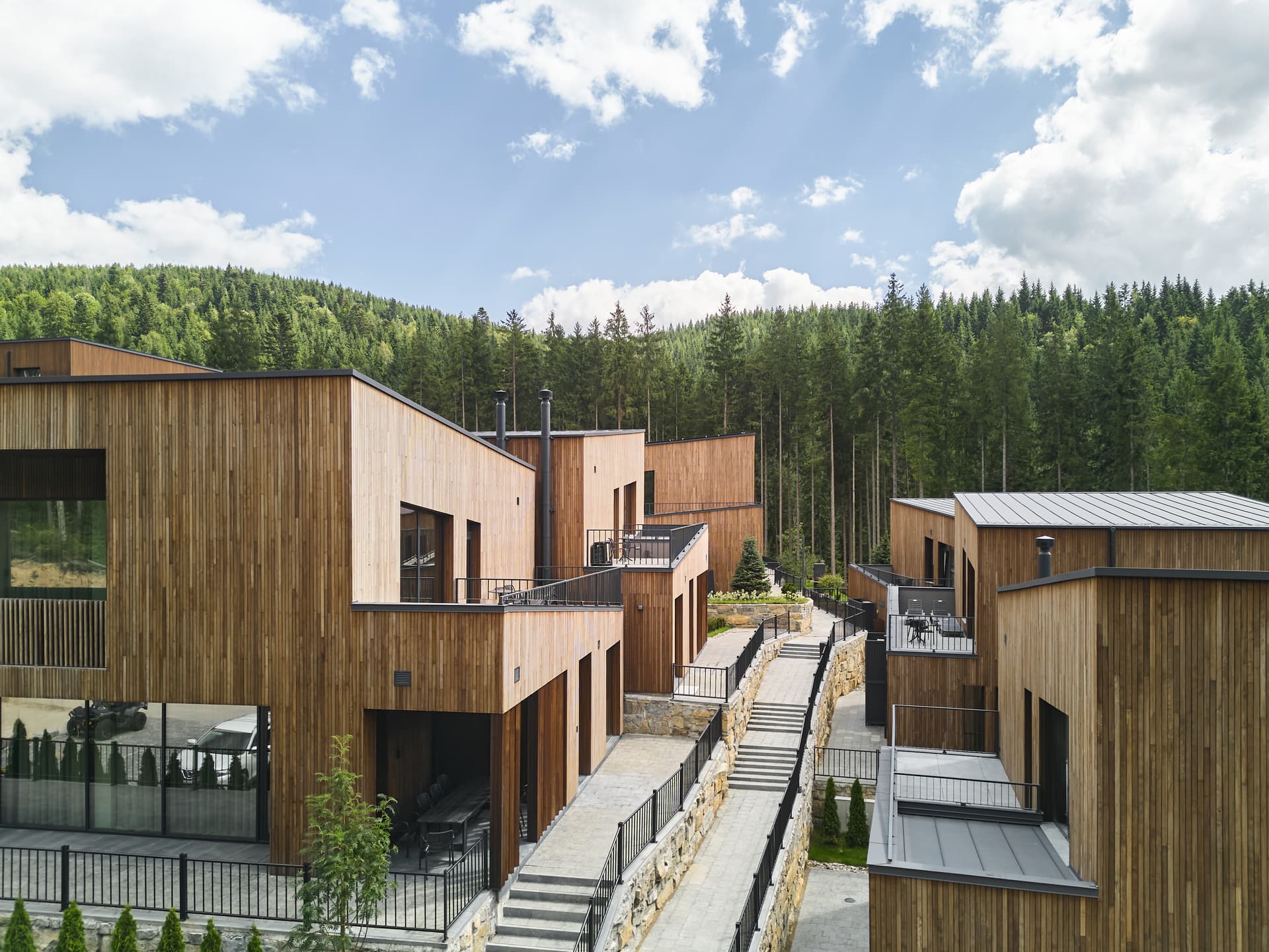 Modern Velvet Chalet Cottage in Bukovel Surrounded by Forest, Photo 1 fomich.ua