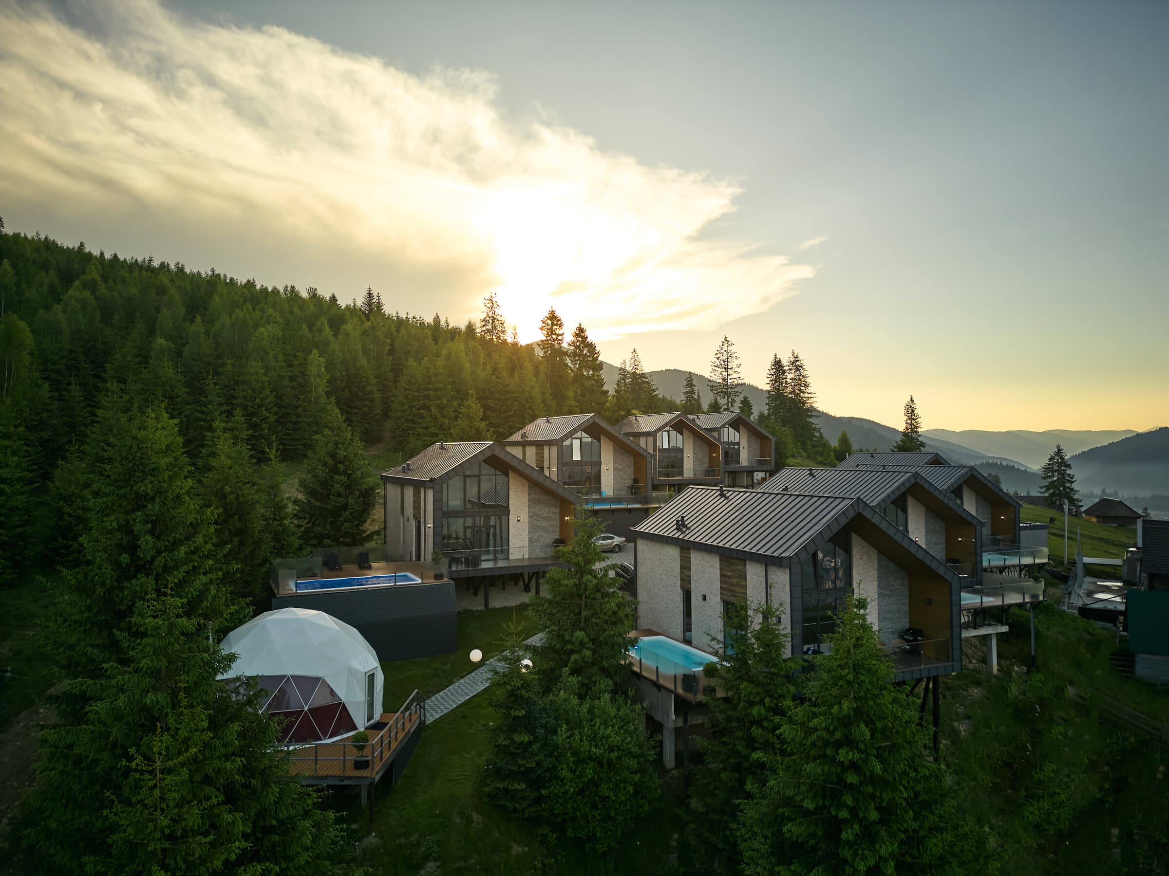 Modern villas Villas Fomich in Bukovel with views of Hoverla and Petros mountains, photo 1 fomich.ua